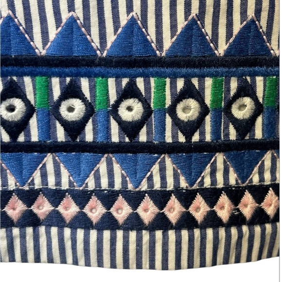 Vineyard Vines cotton Blue and White Striped Sleeveless Dress - Picture 7 of 9